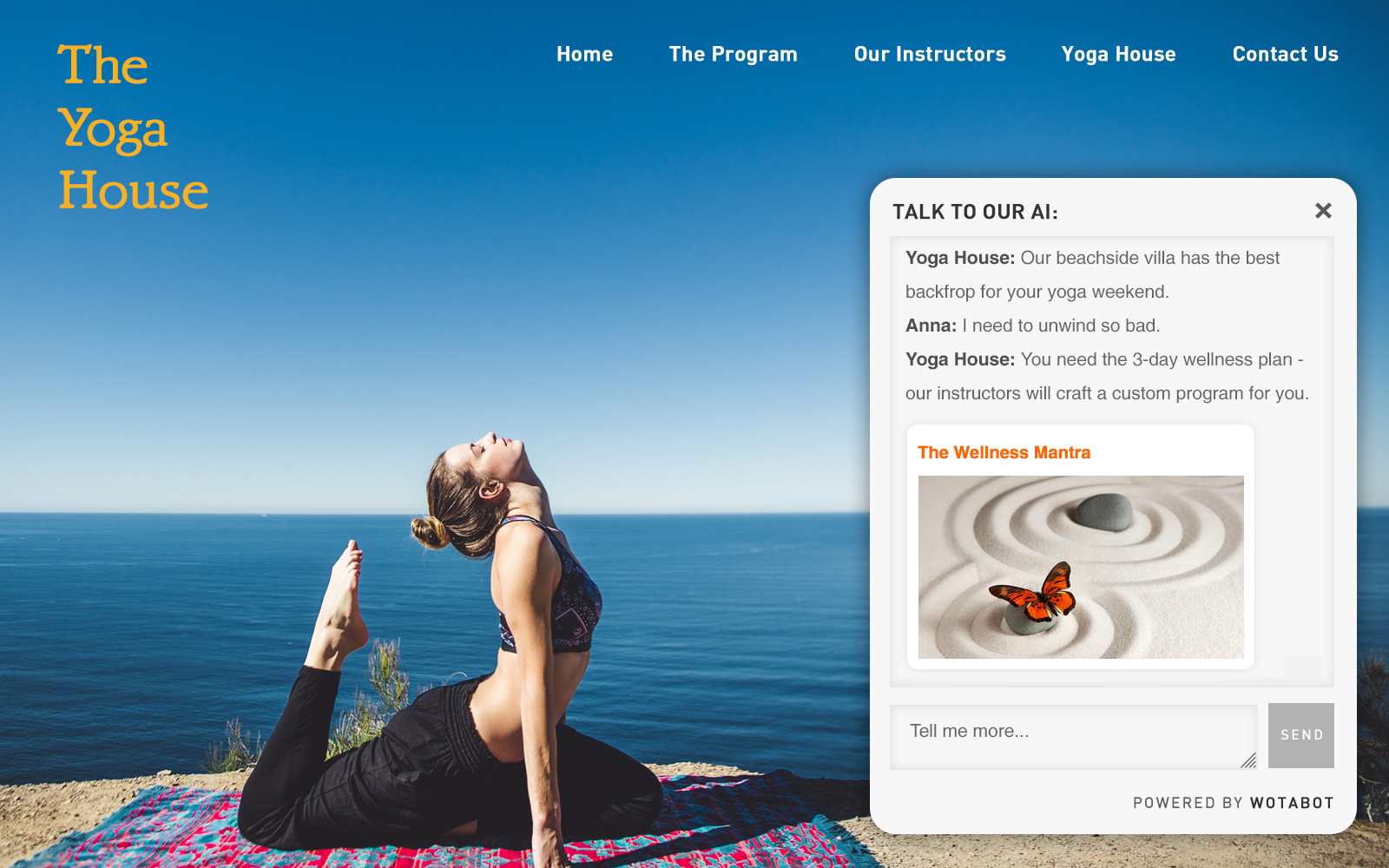 yoga chatbot